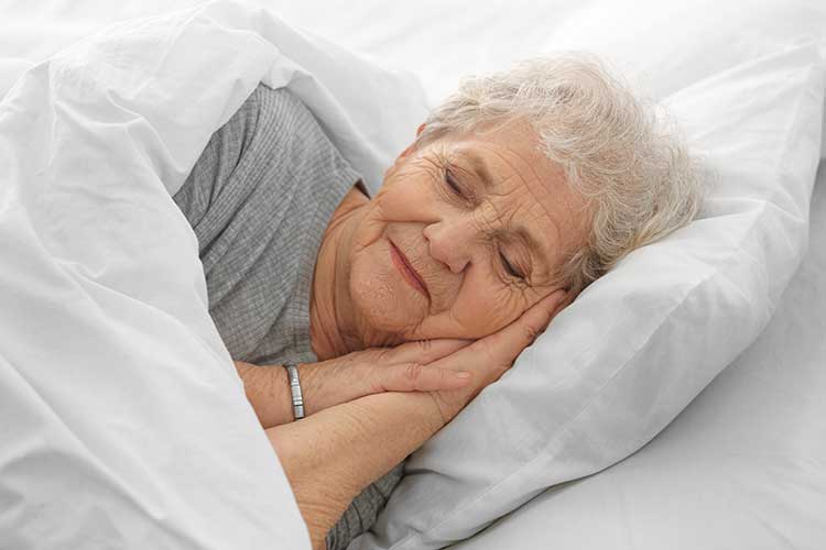 lady sleeping